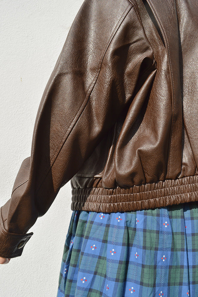 Grace & Mila Axel Chocolate Leather Jacket