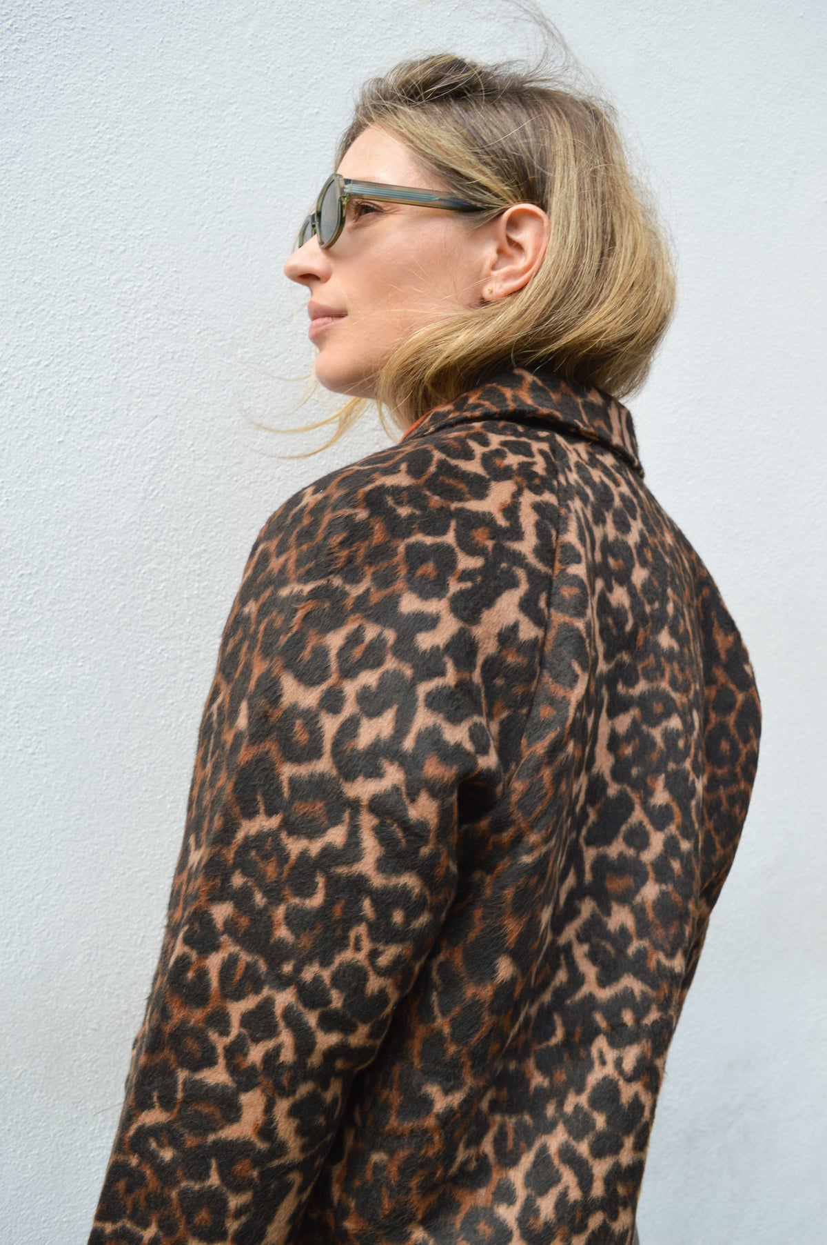 ICHI Woola Leopard Print Jacket