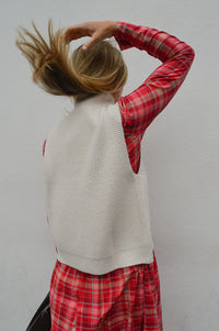 Fransa Vinea Whisper White Vest