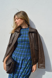 Grace & Mila Axel Chocolate Leather Jacket