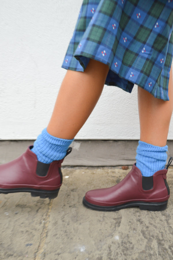 ICHI Piah Port Royale Rubber Ankle Boots