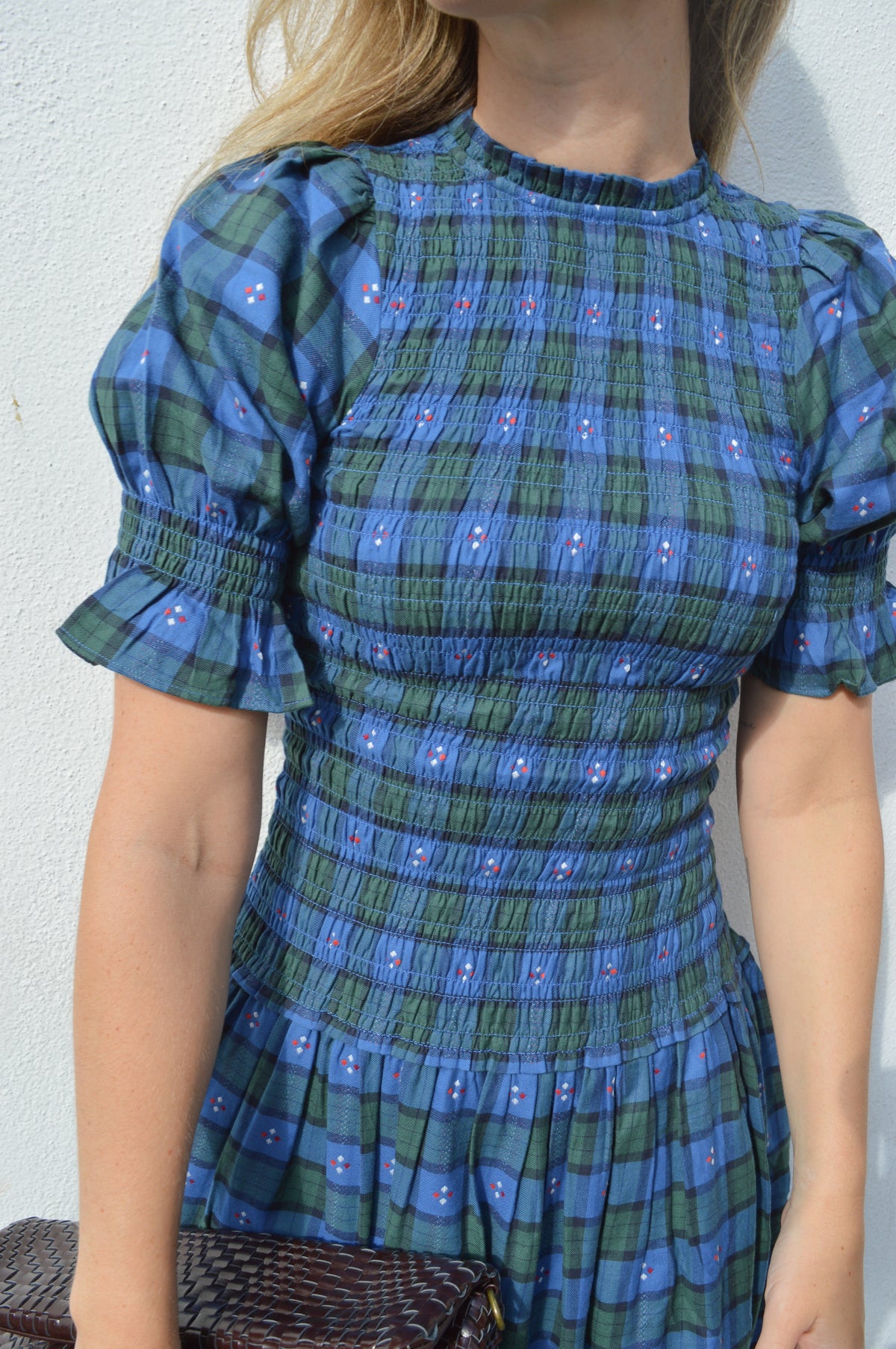 Steele Elka Forest Check Dress