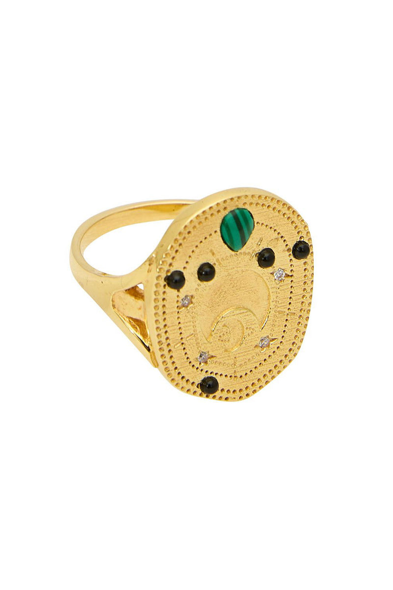 AW23 Une A Une Moon Samba Ring - The Mercantile London