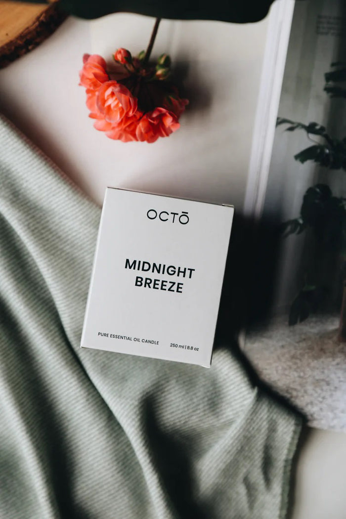 Octo London Midnight Breeze (Rose Geranium, Vetiver, Patchouli) Candle - The Mercantile London