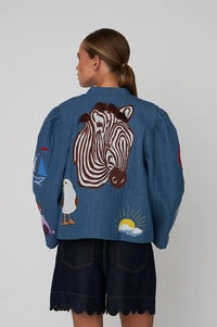 Stella Nova Out of Office Summer Blue Jacket - The Mercantile London