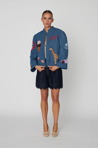 Stella Nova Out of Office Summer Blue Jacket - The Mercantile London