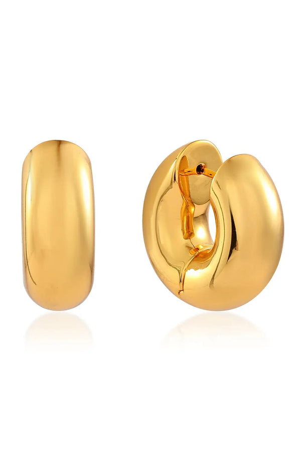 Shyla Palma Earrings in Gold - The Mercantile London