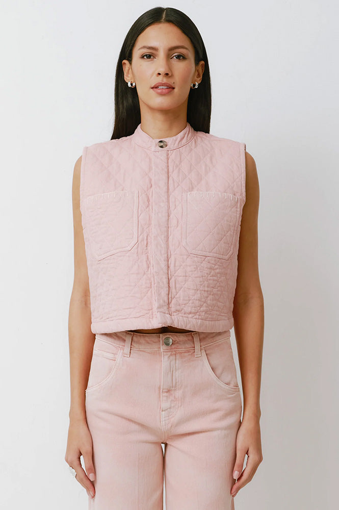 Seventy + Mochi Pablo Peony Pink Waistcoat - The Mercantile London