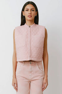 Seventy + Mochi Pablo Peony Pink Waistcoat - The Mercantile London