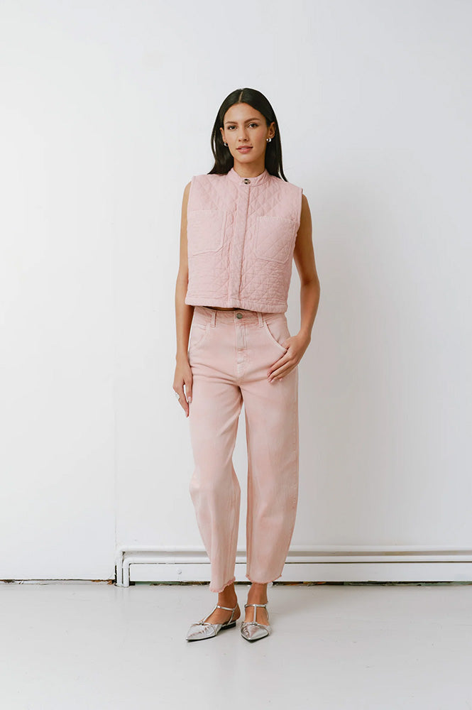 Seventy + Mochi Pablo Peony Pink Waistcoat - The Mercantile London