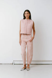 Seventy + Mochi Pablo Peony Pink Waistcoat - The Mercantile London