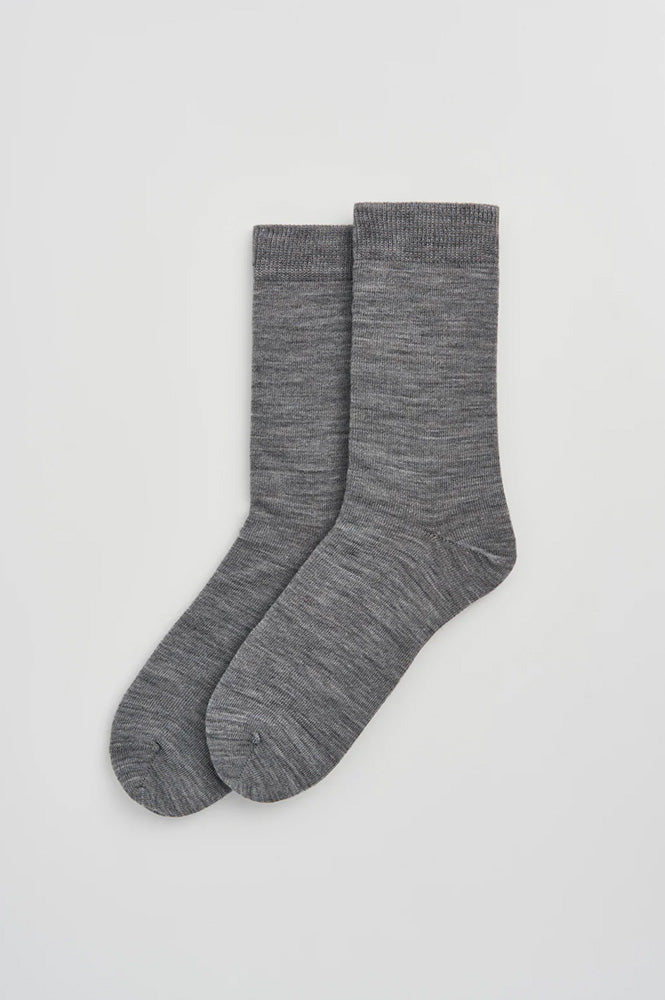 Pairs Golden Grey Merino Socks - The Mercantile London