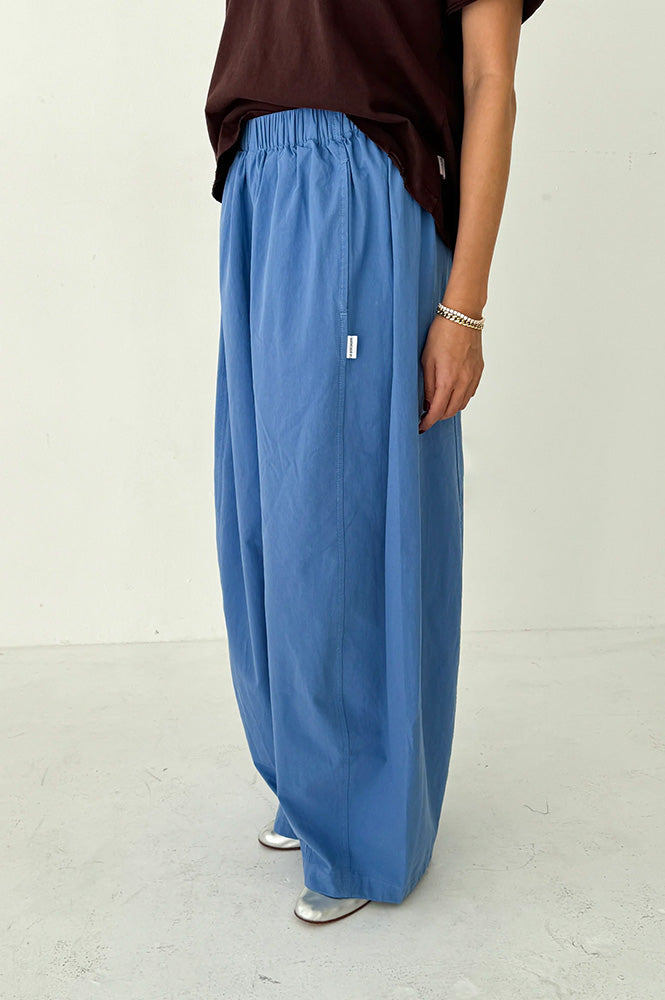 Le Bon Shoppe Slate Blue Parachute Pants