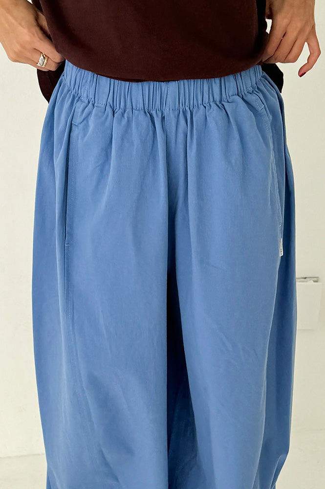 Le Bon Shoppe Slate Blue Parachute Pants