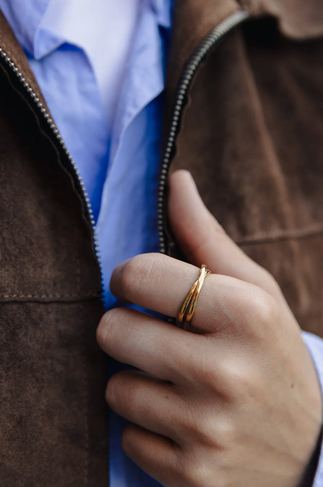 Nordic Muse Double Entwine Ring - The Mercantile London
