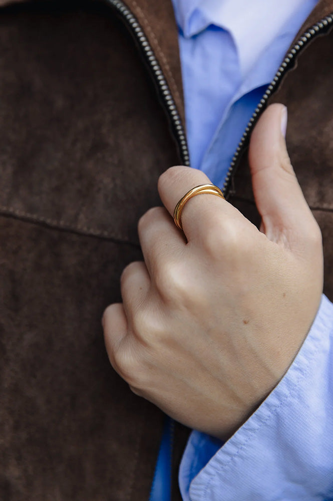Nordic Muse Double Entwine Ring - The Mercantile London