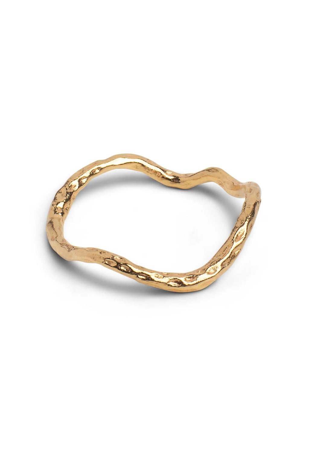 AW23 Enamel Copenhagen Sway Ring in Gold - The Mercantile London