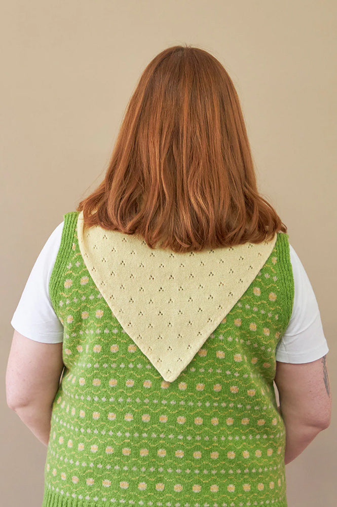 Rove Buttermilk Pointelle Neckerchief - The Mercantile London