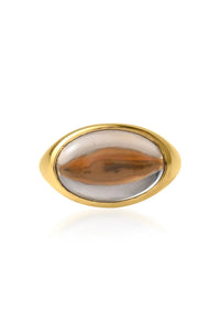 Shyla Serifos Tigers Eye Ring - The Mercantile London