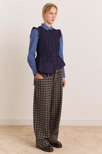 Damson Madder Leighton Ruffle Blouse