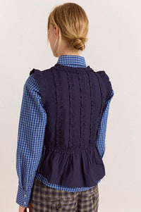 Damson Madder Leighton Ruffle Blouse