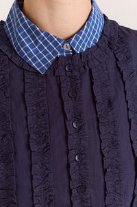 Damson Madder Leighton Ruffle Blouse