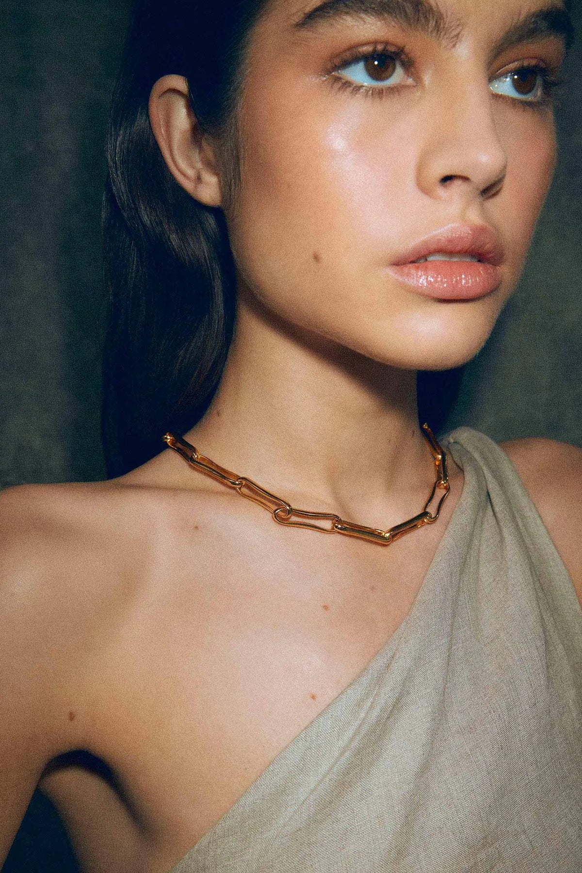 SS24 Shyla Chunky Link Necklace - The Mercantile London