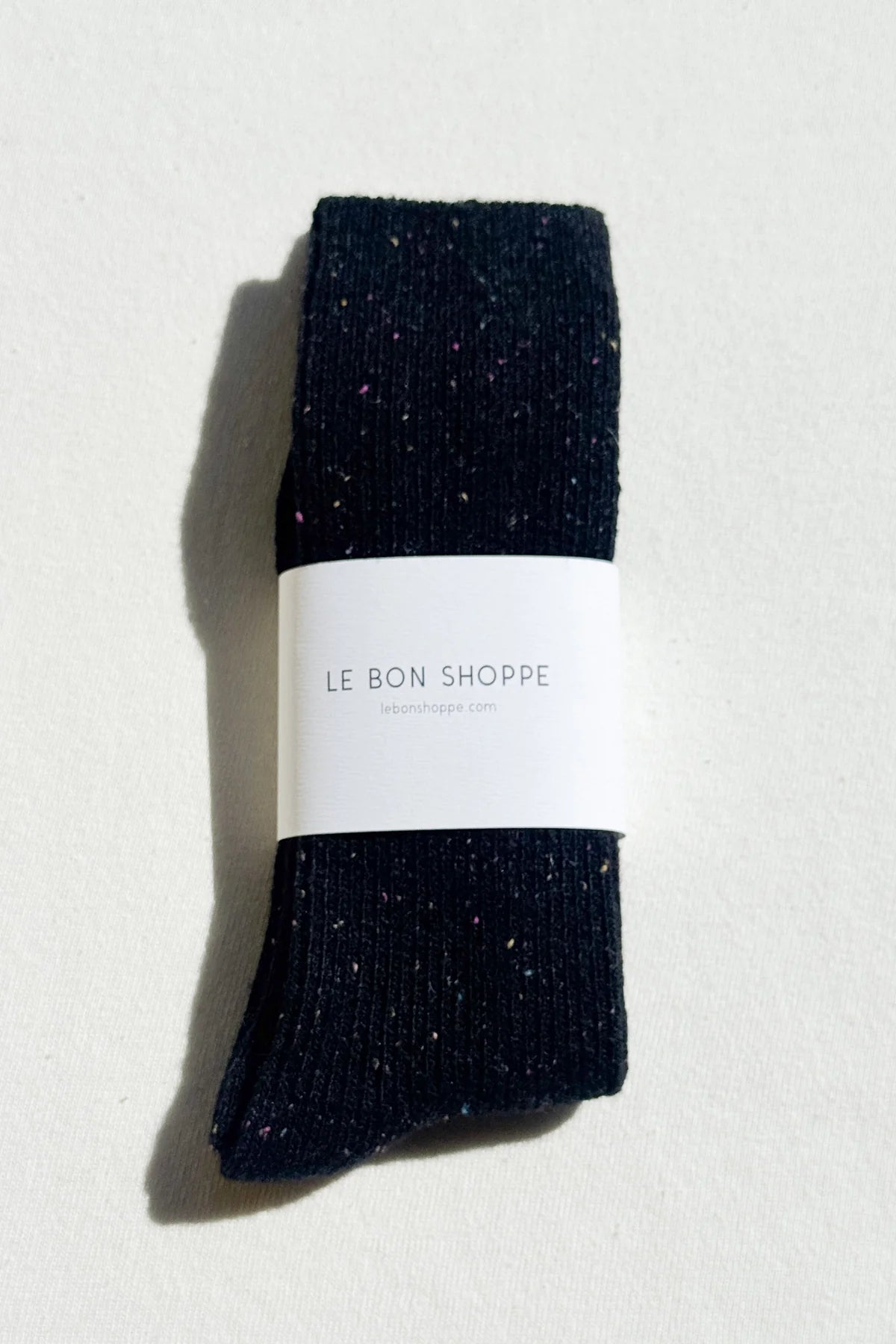 Le Bon Shoppe Snow Black Socks - The Mercantile London