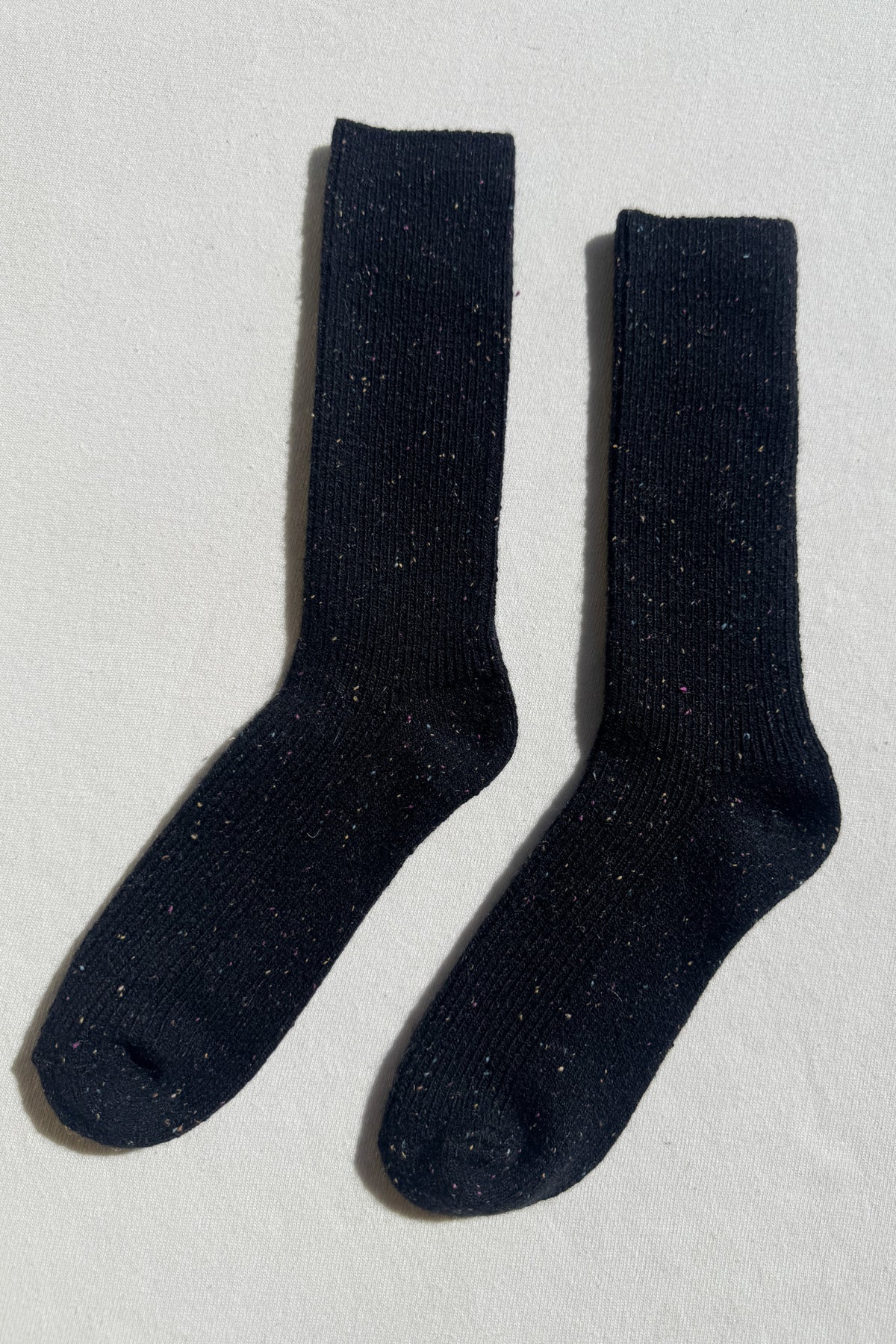 Le Bon Shoppe Snow Black Socks - The Mercantile London