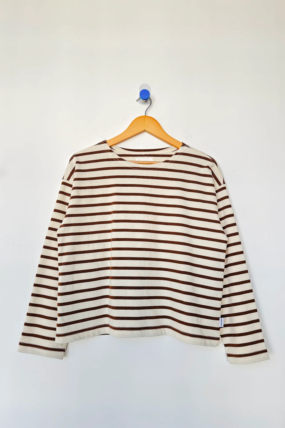 Le Bon Shoppe Coffee Stripe Sailor Top - The Mercantile London