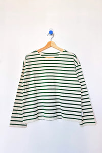Le Bon Shoppe Pine Stripe Sailor Top - The Mercantile London