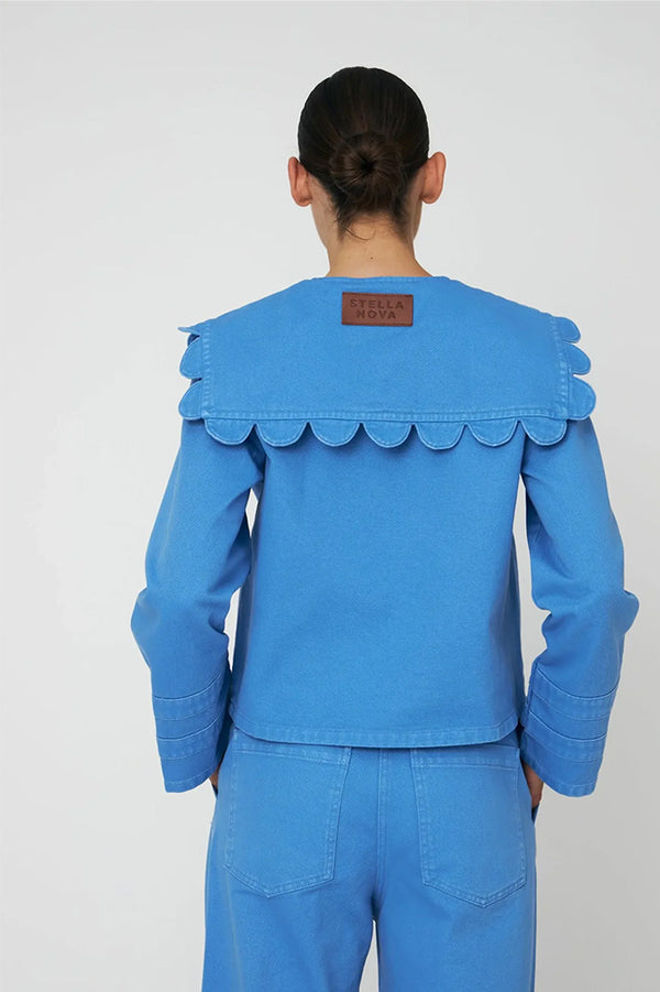 Stella Nova Coral Blue Sailor Jacket - The Mercantile London