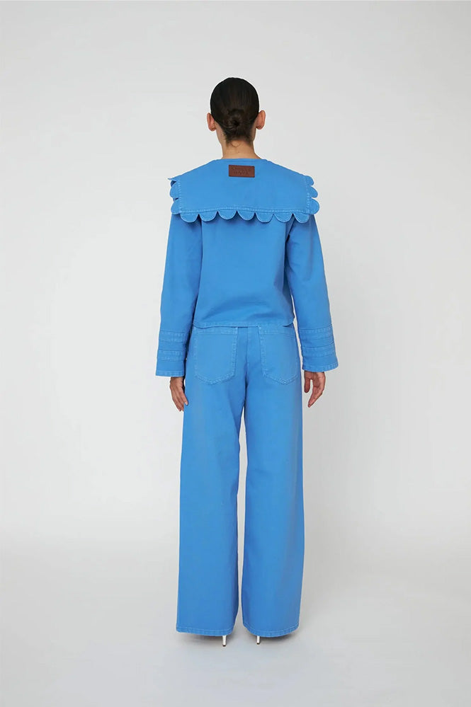 Stella Nova Coral Blue Sailor Jacket - The Mercantile London