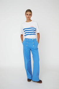 Stella Nova Blue Coral Sailor Pants - The Mercantile London