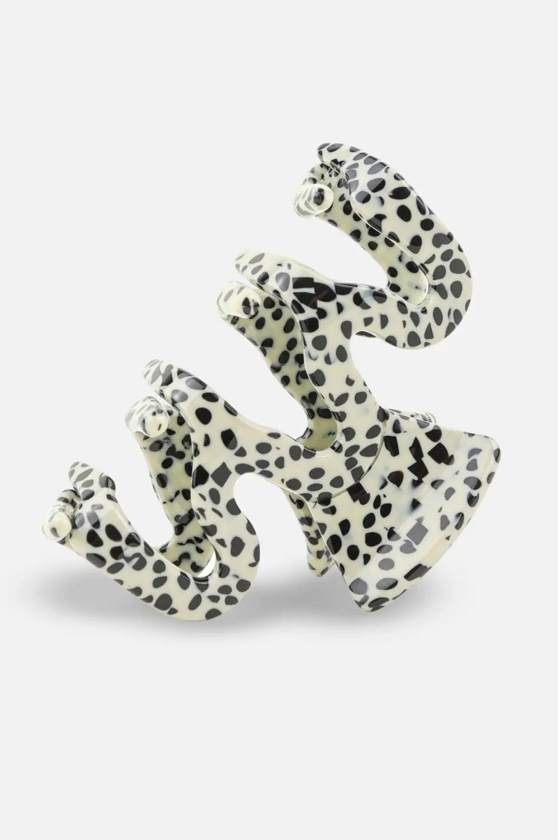 SS24 Sasstie Waves Dots Hair Claw - The Mercantile London