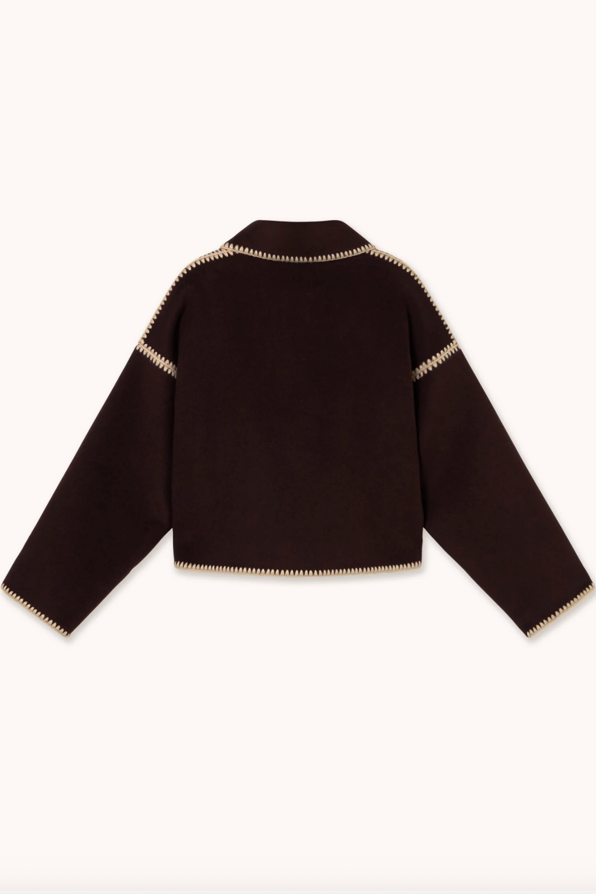 The Tiny Big Sister Embroidered Horses Short Coat