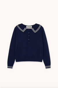The Tiny Big Sister Sailor Navy Polo