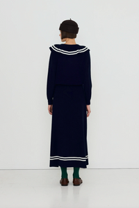 The Tiny Big Sister Sailor Navy Polo