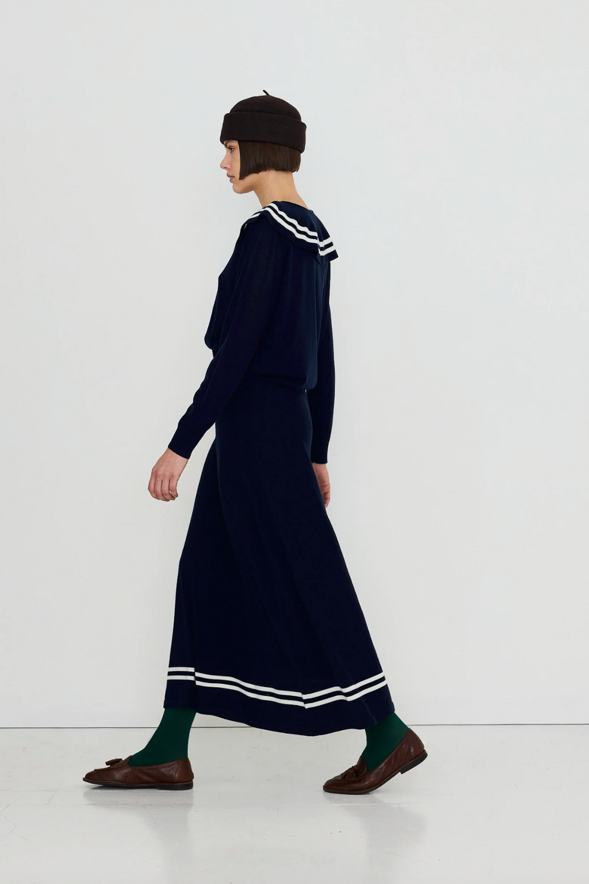 The Tiny Big Sister Sailor Navy Polo