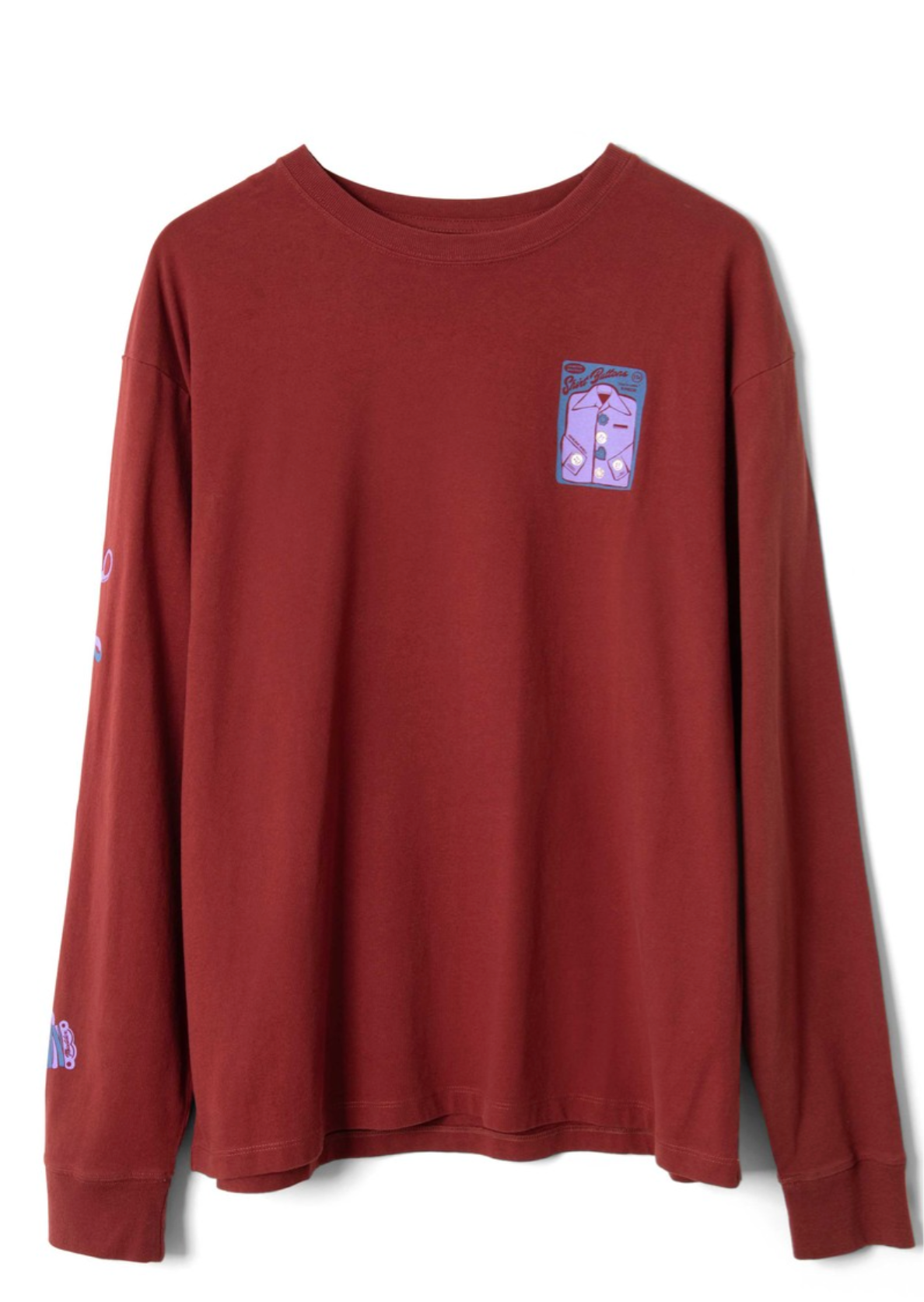 Damson Madder Sewing Tin Dark Red T-Shirt