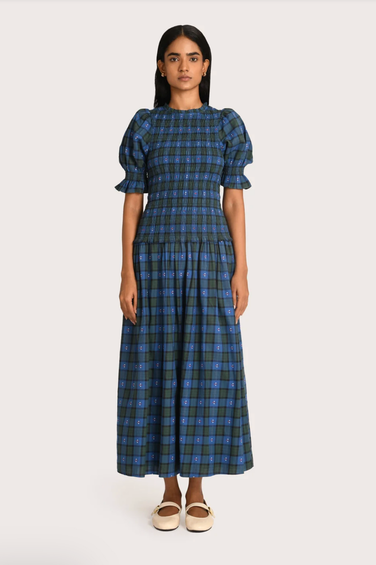 Steele Elka Forest Check Dress