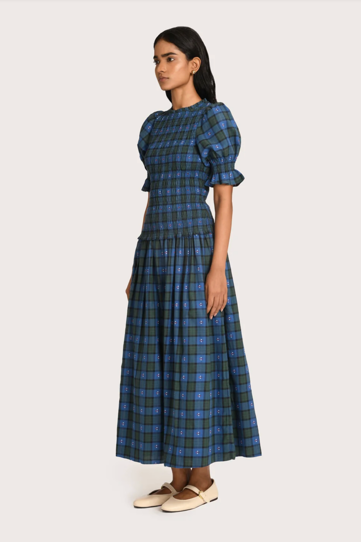 Steele Elka Forest Check Dress