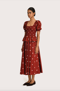 Steele Maja Ruby Polka Skirt