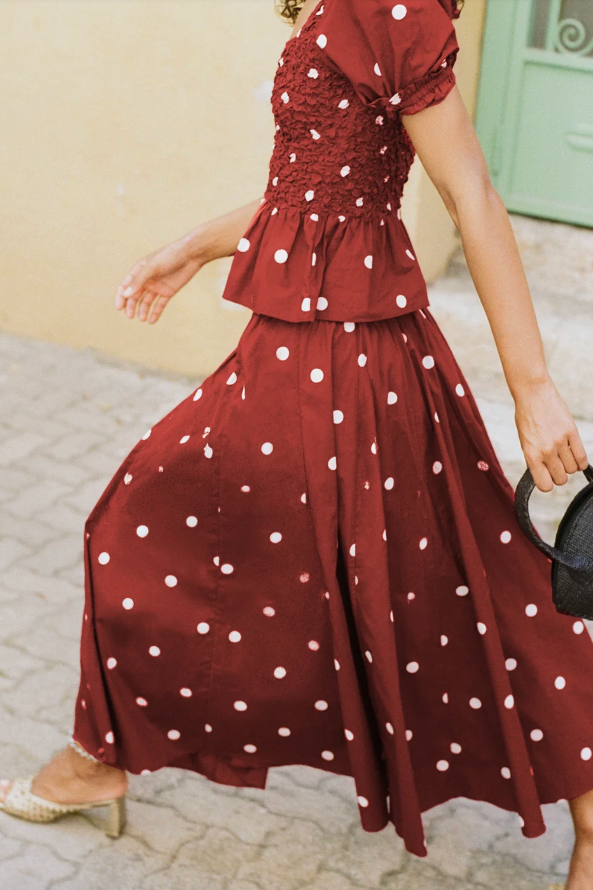 Steele Maja Ruby Polka Skirt