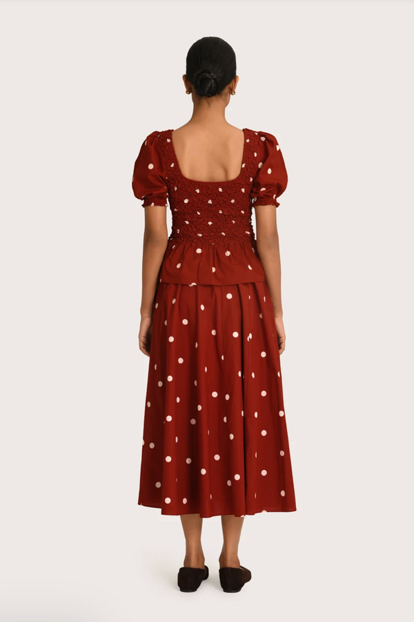 Steele Lola Ruby Polka Blouse