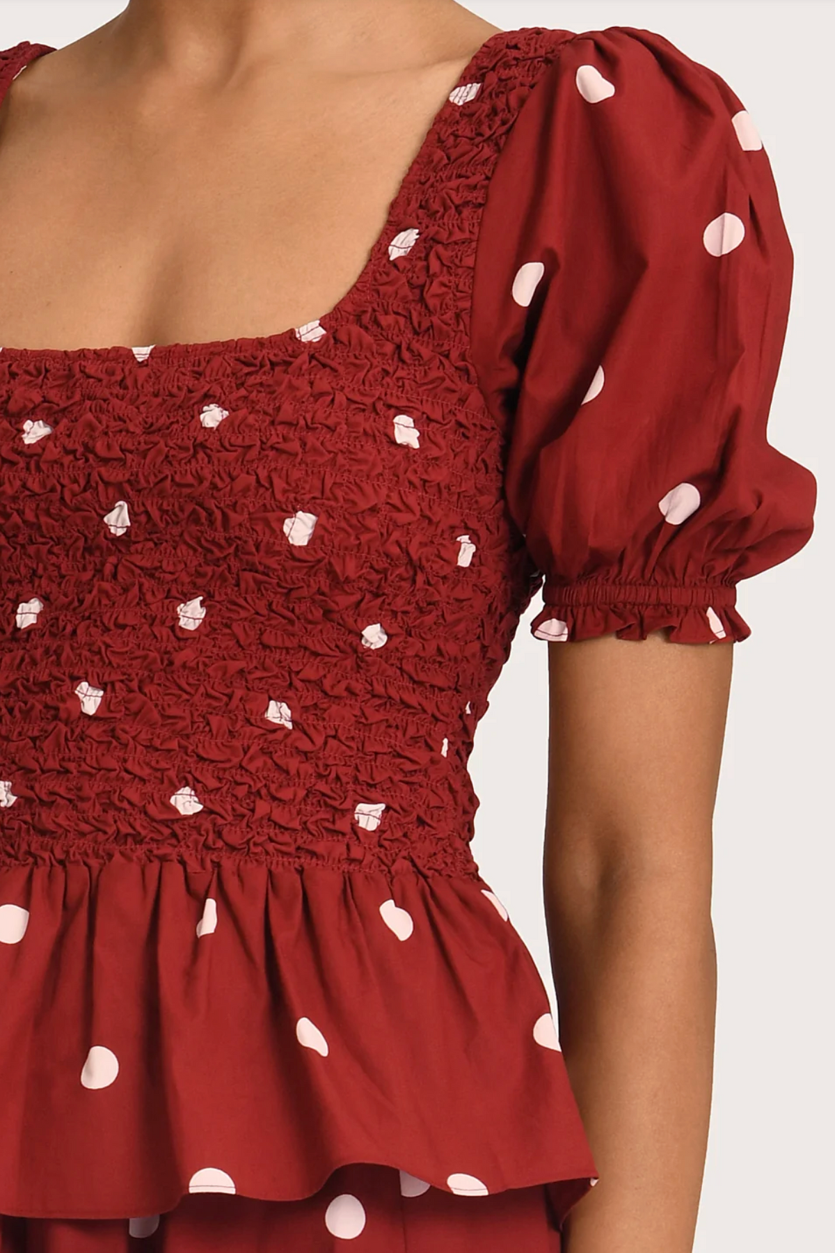 Steele Lola Ruby Polka Blouse
