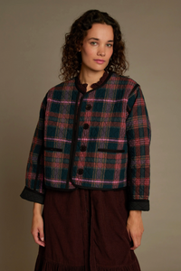 Daydress Mistral Rust/ Pink Check Jacket