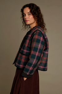 Daydress Mistral Rust/ Pink Check Jacket