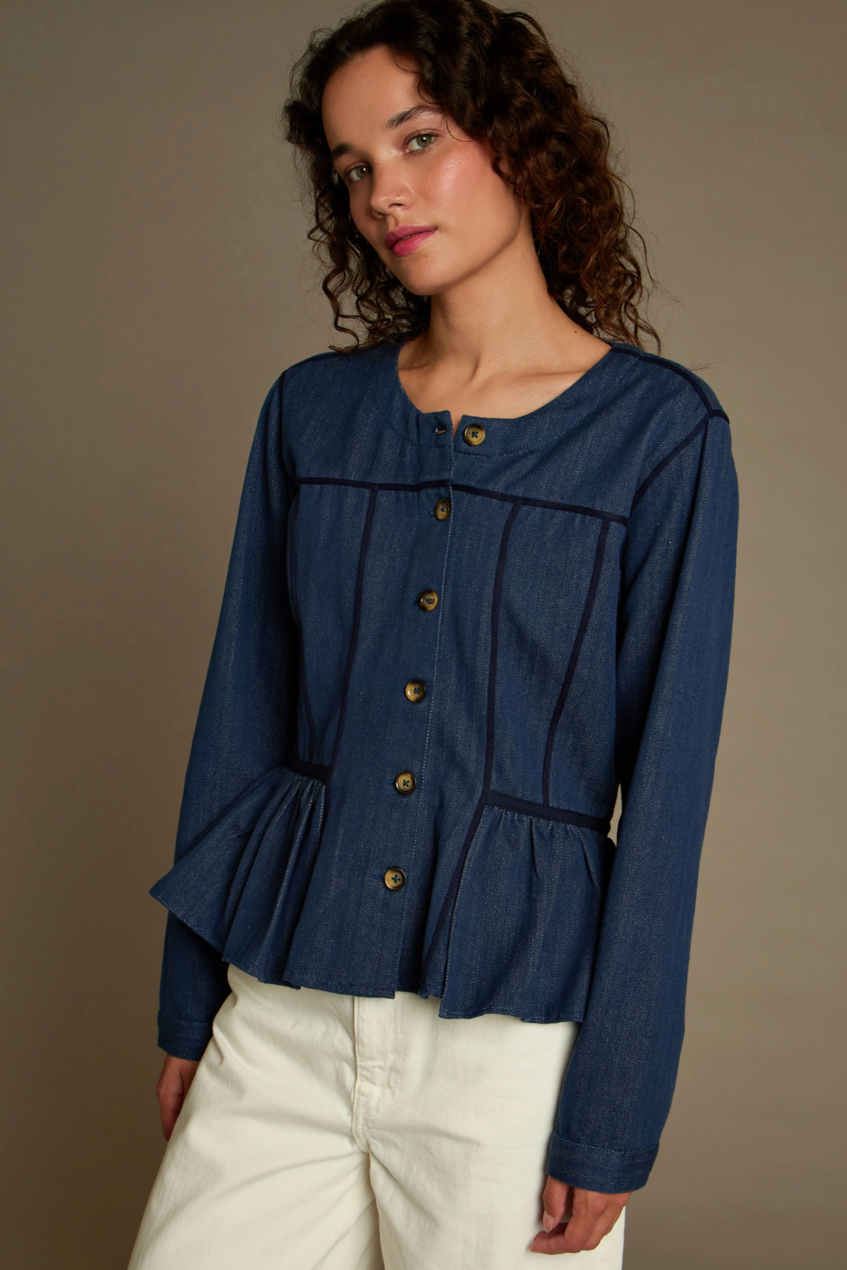 Daydress Lizzie Indigo Twill Jacket