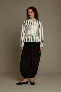 Daydress Arles Block Print Stripe Top
